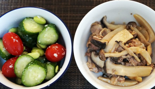 ホットクック レシピ#53：「塩麹のサラダ」と「醤油麹の炒めもの」