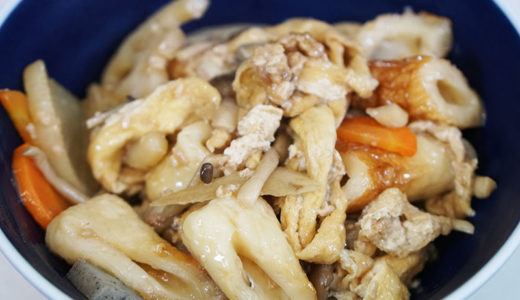 ホットクック レシピ#67：セブンプレミアムの水煮野菜で簡単W麹炒め