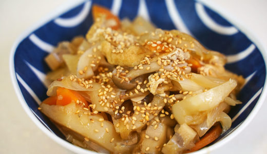 ホットクック レシピ#104：品川駅ナカでお皿と野菜を買って醤油炒め
