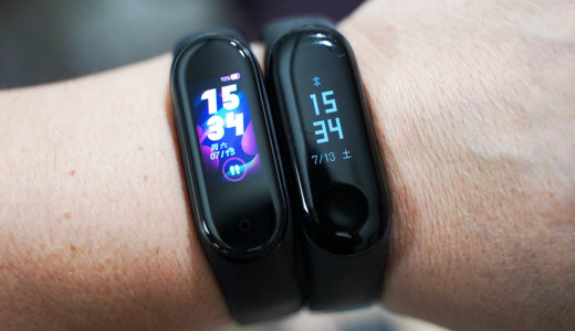Mi Band 3と4