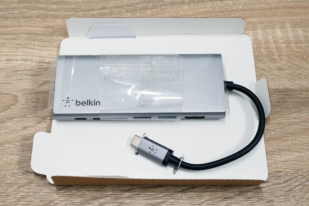 belkin USB-Type-Cマルチメディアハブ 開封