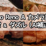 【レビュー】Oppo Reno Aカメラチェック～美顔だけじゃなくてメシウマにも効果的なダズルカラーモードの実力をチェック