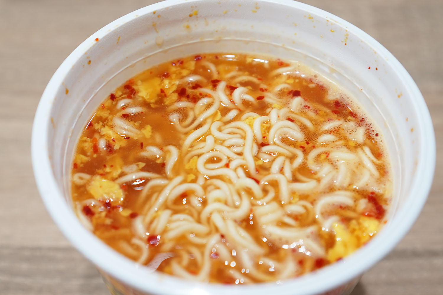 【元祖ニュータンタンメン本舗監修 タンタンメン】カップラーメン:完成!