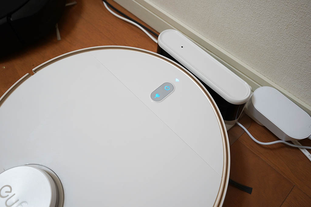 Eufy RoboVac L70 Hybrid：充電ステーションでのスタンバイの模様