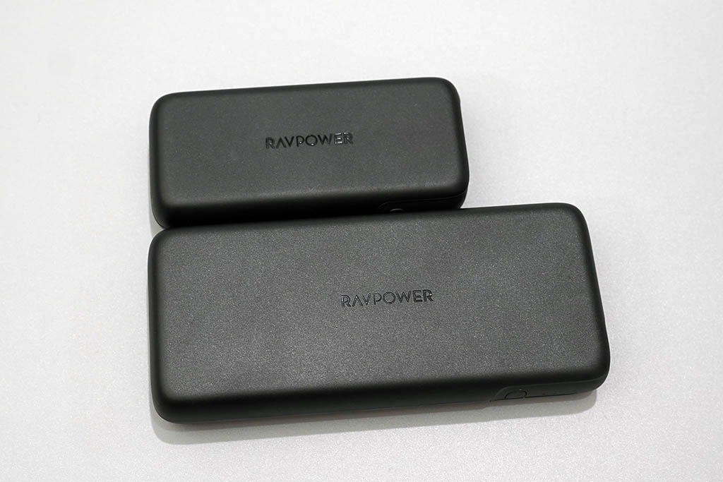 RAVPower RP-201：RP-RP186とRP-PB201（サイズ比較）