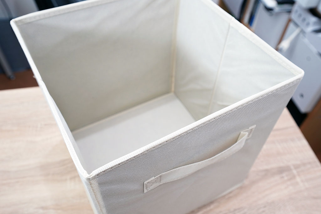 Amazonベーシック：折りたたみ式収納ボックス完成！