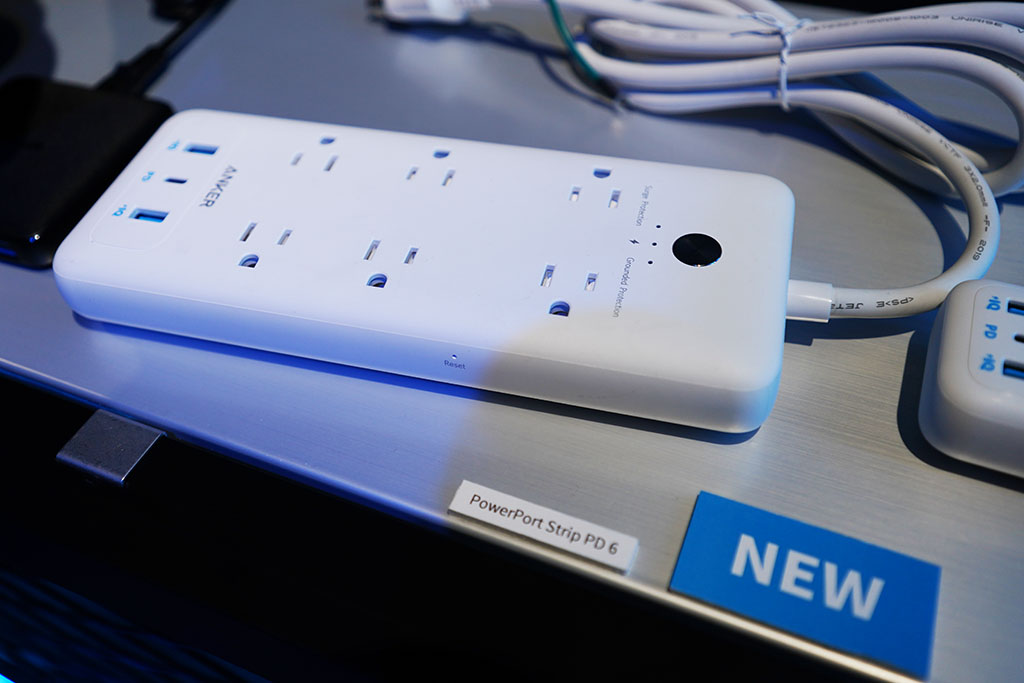 Anker Gadget Nightで紹介されていたPowerPort Strip PD6。発売が待たれる