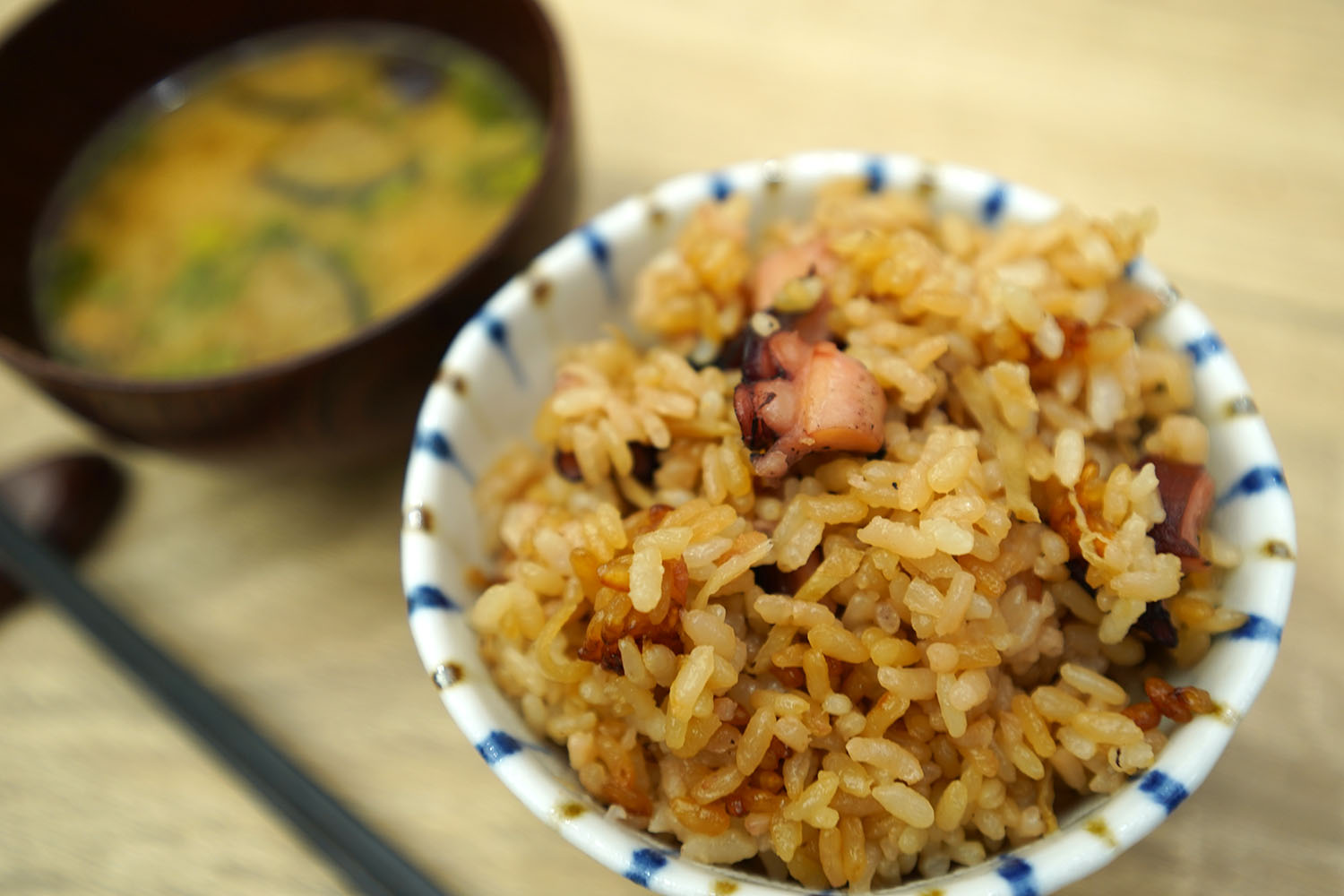 たこ飯は翌朝温め直しても美味しい