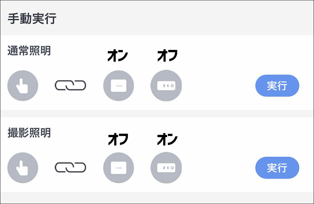 SwitchBotアプリのシーン設定