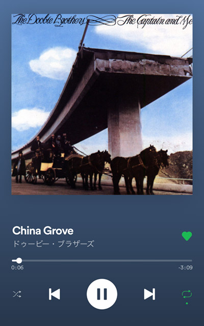 「China Glove」 by Doobie Brothers_ノーマル音源